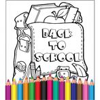 Back To School Coloring