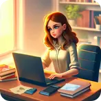 Office Girl Simulator Game 3D
