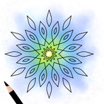 Mandala Relaxing: Color Number