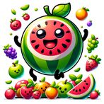 Watermelon 2048: Merge Fruits
