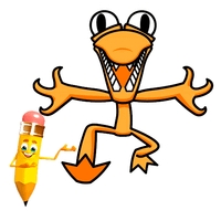 How to draw rainbow frien