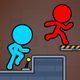 Red Blue Stickmen: Escape Game