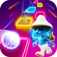 Smurf Cat 3D Music Tiles Hop
