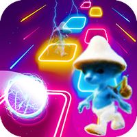 Smurf Cat 3D Music Tiles Hop
