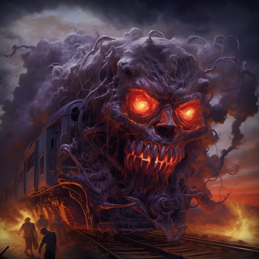 Scary Toilet Spider Evil Train
