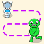 Draw To Path Toilet Race
