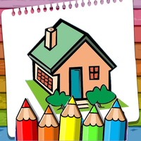 Coloring house 3D