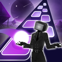 Tiles Hop : Skybidy TV man