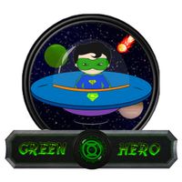 GREEN SUPER HERO
