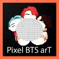 Art BTS Pixel Coloring Number