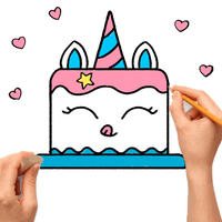 How To draw Cute cake