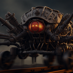 FPS Spider Train Scary Game 3D