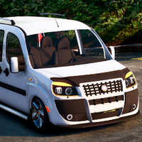 Driving Fiat Doblo Car Game