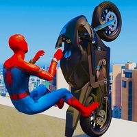 Superhero Tricky Bike Stunt 3D