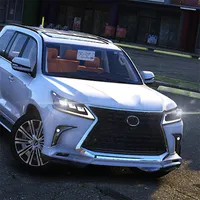 SUV LX 570: City Car Driving