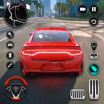 Driving Dodge Charger Race Car