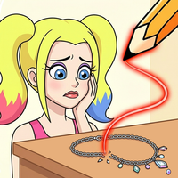 Draw Happy Queen : Puzzle Game