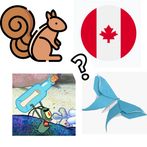 Adivina el animal, las bandera