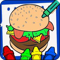 Fast Food Coloring Book