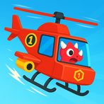 Dinosaur Helicopter Kids Games