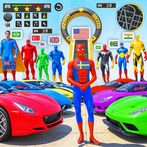 Crazy Superhero Car Stunt Game