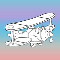 Coloring Book - Airplane