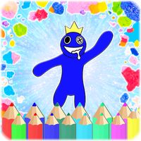 Rainbow Friends Coloring.