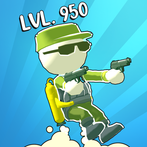 Jetpack Shoot Hero: Level Up
