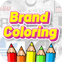 famous brand coloring book
