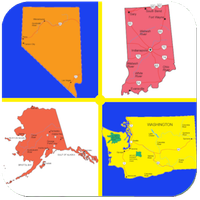 U.S States Maps Quiz