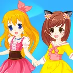 BFF Sisters Dress Up Game