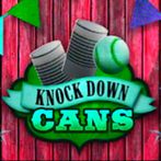 Game Knock down the cans with 