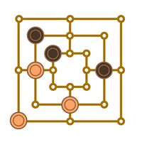 Dual Player 9 Men's Morris