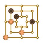 Dual Player 9 Men's Morris