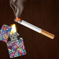 Battery Lighter Vape Simulator