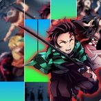 Piano AOT Anime Demon Slayer