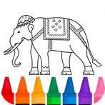 coloring african elephant