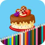 Birthday Cake Coloring Book