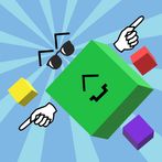 Cube behind the fence