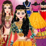 Indian Bridal Girl Dress up