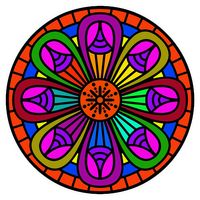 Coloring Number - Mandala