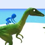 Riding Dinosaur!