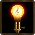 Steampunk flashlight with musi