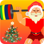 Santa Weightlifter