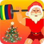 Santa Weightlifter