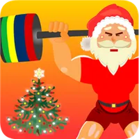 Santa Weightlifter