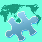 World map jigsaw puzzle