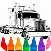 Trailer Truck Coloring Pages