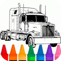 Trailer Truck Coloring Pages