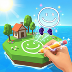 Idle Draw Earth - Water ASMR